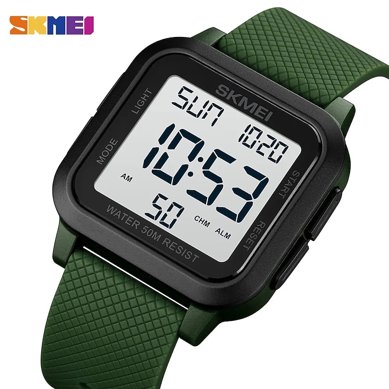 SKMEI 1894 Military Waterproof Digital Watch for Men, Outdoor Shockproof Sport Wristwatch, Fashion Electronic Style2