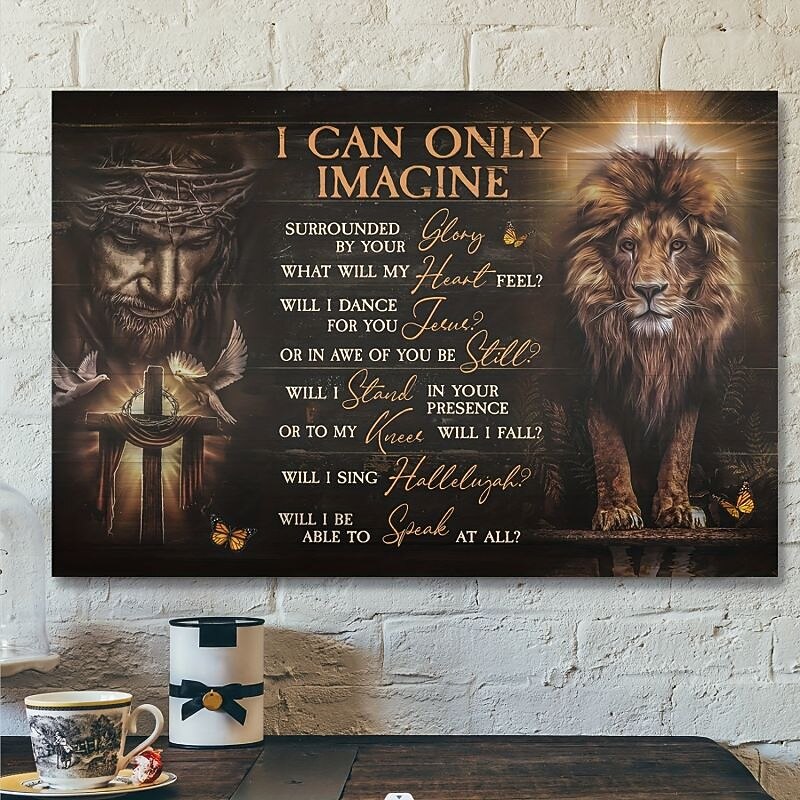 Wall Art Canvas Lion of Judah Jesus Christ Prints and Posters Pictures Decorative Fabric Painting For Living Room Pictures No Frame2