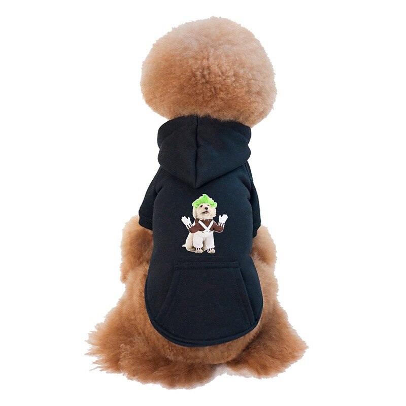 Dog Cat Hoodie Fashion Cool Winter Breathable Soft Washable Comfortable Halloween Outdoor Casual Daily Dog Clothing for Bichon Frise Pomeranian Baby Pet Papillon Small4