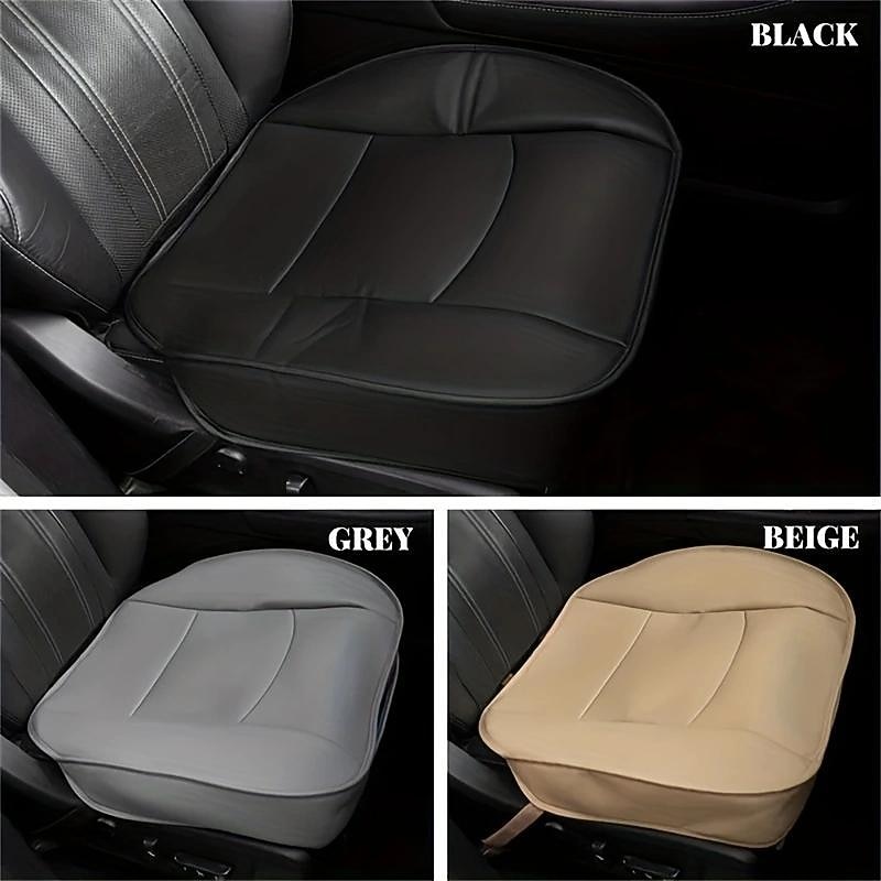Upgrade Your Car with a Stylish PU Leather Seat Cover - Universal Fit Front Car Seat Cover PU Leather Seat Cushion Automobiles Seat Protector Universal Chair Pad Mat3