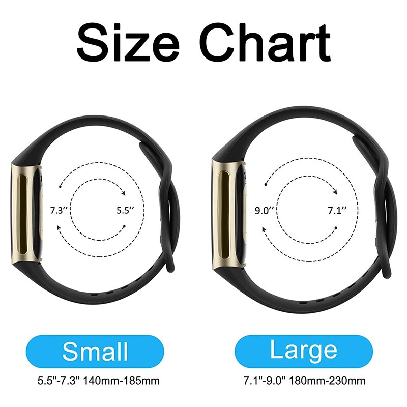 4 Pack 3 Pack 2 Pack Smart Watch Band Compatible with Fitbit Charge 5 Silicone Smartwatch Strap Adjustable Sport Band Replacement  Wristband2