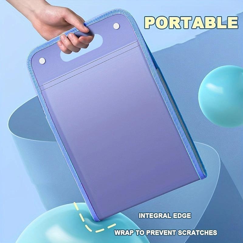 A4 File Folder Organizer,Back to School 13 Pockets Expanding Accordion Document Holder, Student Exam Paper Storage Bag2