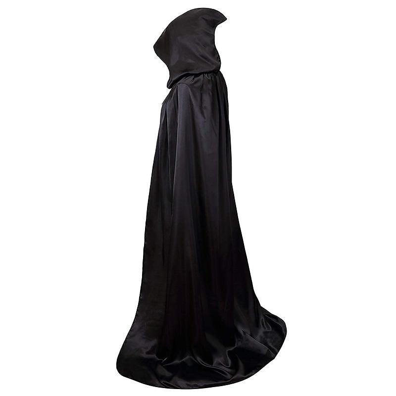 Retro Vintage Punk & Gothic Medieval Hooded Cloak Shawls Plague Doctor Viking Ranger Fancy Dress Men's Women's Celtic Viking Fantasy Masquerade Party / Evening Adults' Cloak3