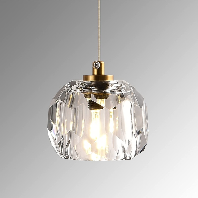 Crystal Chandelier LED Modern Pendant Light Raindrop Ceiling Light Crystal Ball Lighting Fixture 36 Lights for Staircase Living Room Hotel Hallway Foyer Entryway 110-240V2