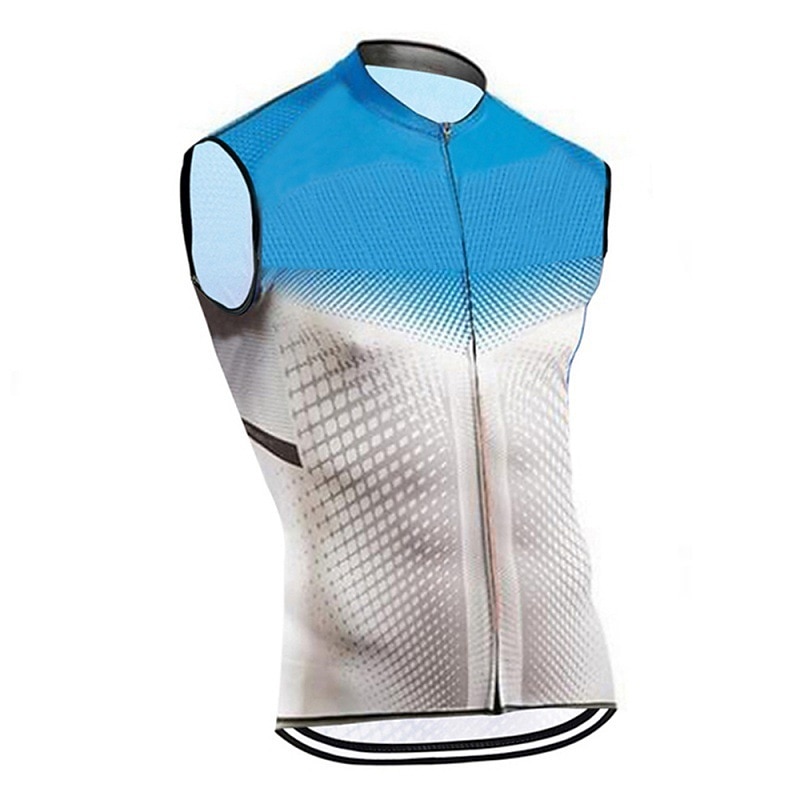 Men's Women's Cycling Vest Graphic Sleeveless Bike Top with 3 Rear Pockets Mountain Bike MTB Road Bike Cycling Quick Dry Soft Reflective Strips Back Pocket Sports Black / Orange Wine Red Black4