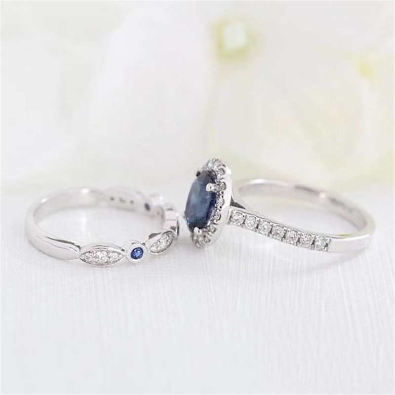 Women's Rings Romantic Date Geometry Ring3