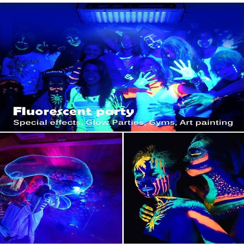 50W 100W LED UV Black Lights Stage Blacklight Ultraviolet Flood Effect Light for Halloween Xmas Dance DJ Disco Party Bar3