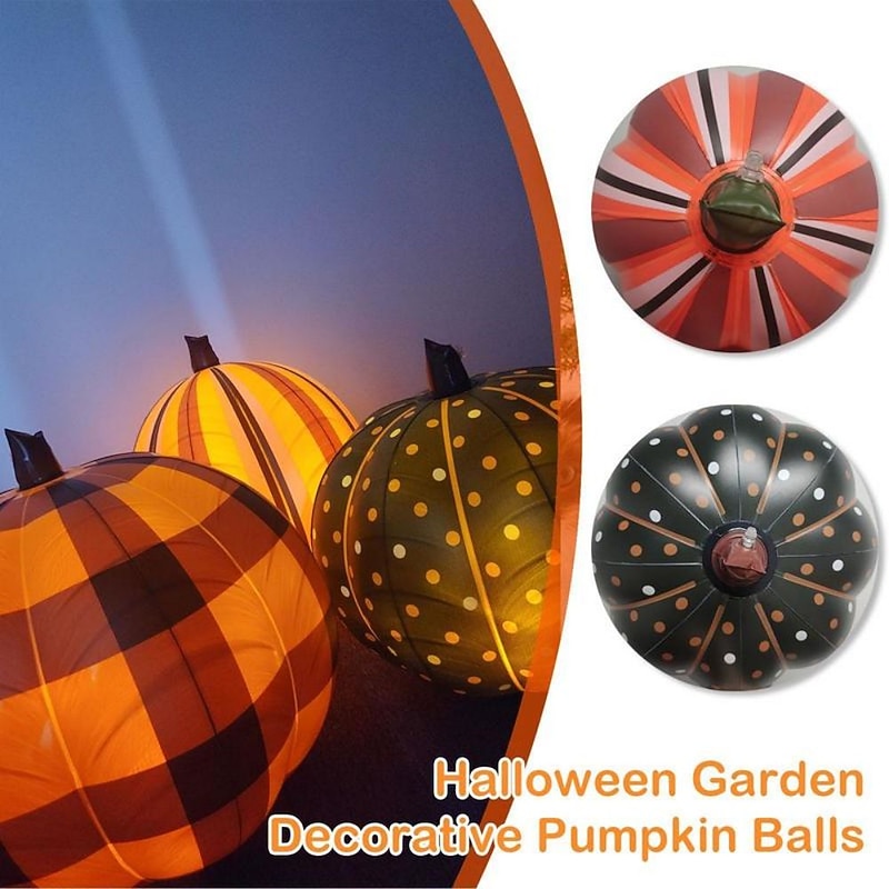 Halloween Pumpkin Balloon Decoration Party Decoration Large Inflatable Pumpkin Balloon Halloween For Home Garden Outdoor Lawn Yard Horror Props Kids3