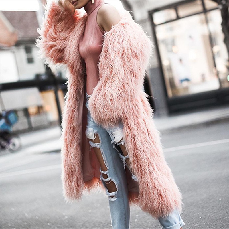 Faux Fur Wraps Shawls Women's Wrap Elegant Keep Warm Long Sleeve Faux Fur Wedding Wraps With Feathers / Fur For Party Fall & Winter2