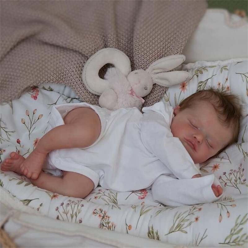 18inch Newborn Baby Size Rosalie Reborn Doll premium Make-up Handmade 3D Skin Top Quality Collectible Art Doll3