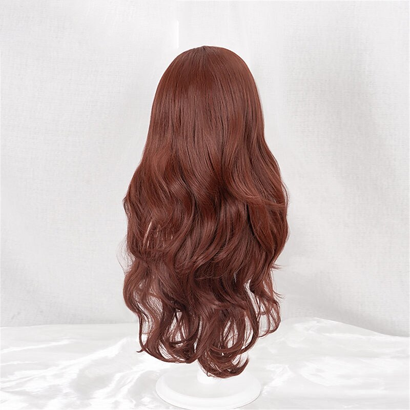 Anime Monster High Cosplay Clawdeen Wolf Cosplay Wig Long Curly Brown Halloween Wigs3