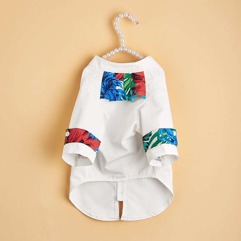 Dog Cat T-shirts Fashion Casual Winter Breathable Soft Washable Comfortable Outdoor Casual Daily Dog Clothing for Bichon Frise Pomeranian Baby Pet Papillon Small4