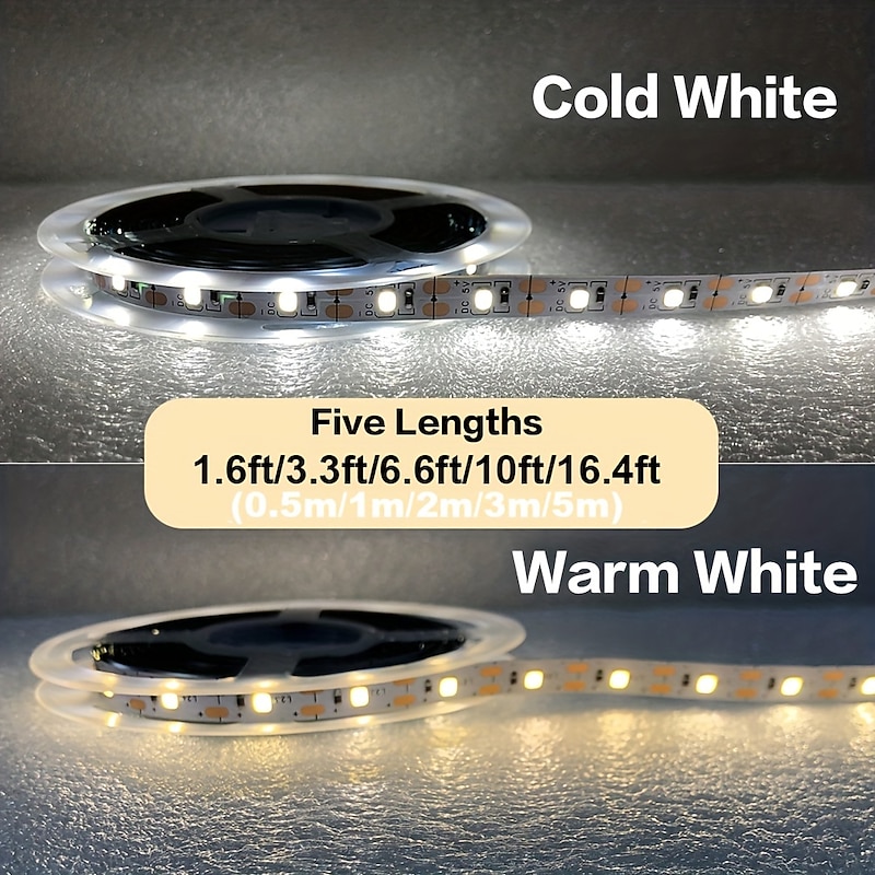 Motion Sensor Cabinet Strip Lights LED Strip Lights for Wardrobe, Stair, Pantry, Under Cabinet, Cupboard, Bed, Locker, Kitchen - Energy Efficient and Easy to Install3