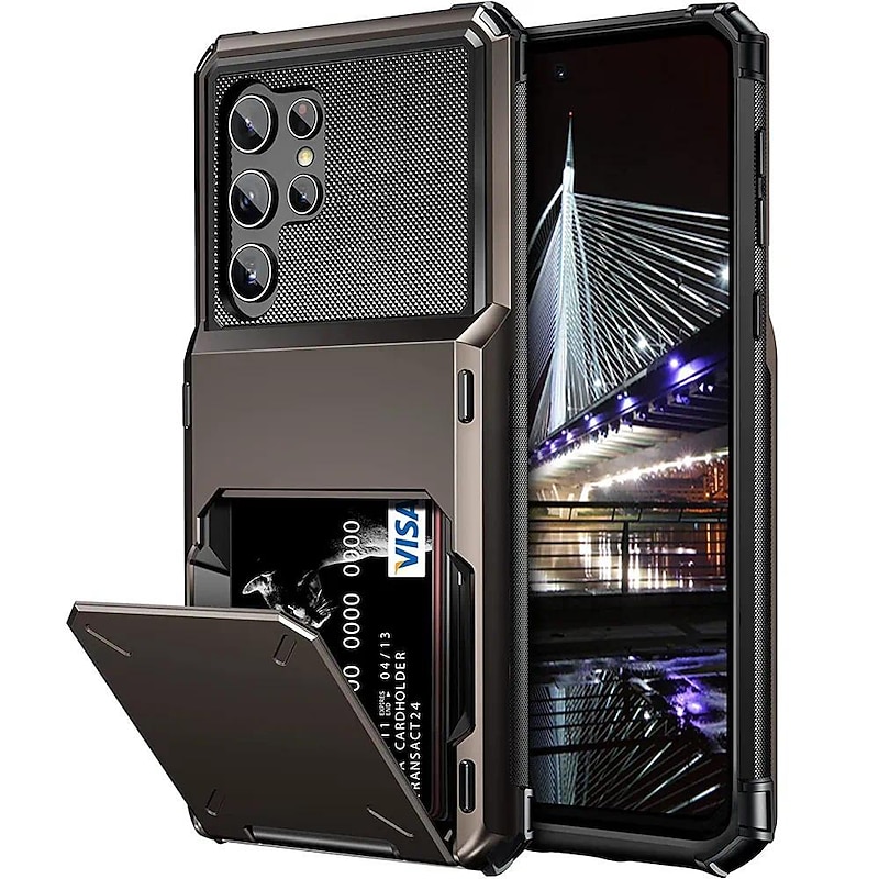 Phone Case For Samsung Galaxy S25 S24 S23 S22 S21 Ultra Plus S20 Back Cover Full Body Protective Four Corners Drop Resistance Anti-Scratch TPU PC2