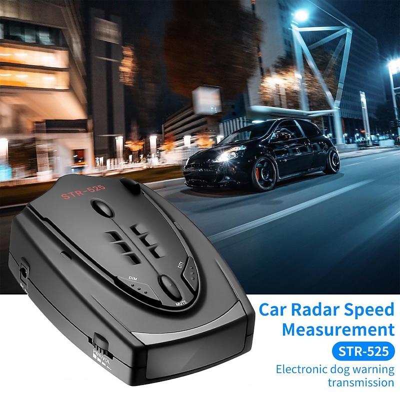 12V Car radar Detector English Russian Thai Voice Speed Alert Antiradar Alarm Warning X K CT La Anti radar Vehicle Car Detector3