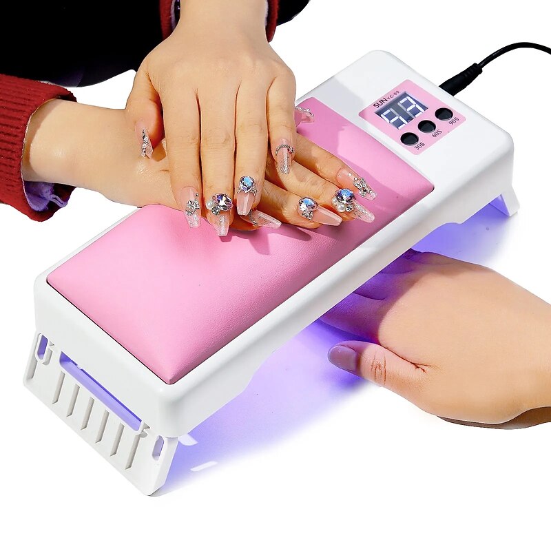 Hand Pillow Comfortable Portable Foldable Polish Gel Phototherapy Lamp Led UV Dryers Nail Accessories Equipment Nails Art Tools