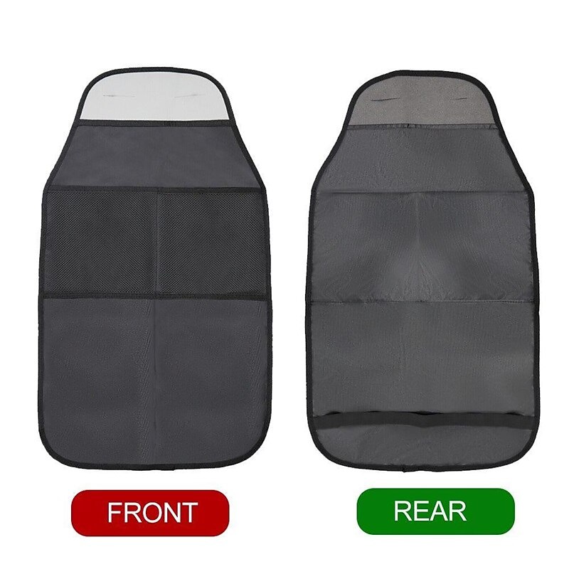 Car Anti-Kick Seat Back Protector Cover for Anti Mud Dirt Auto Seat Cover Anti Kick Mat Pad Seat Cover with Storage Bag4