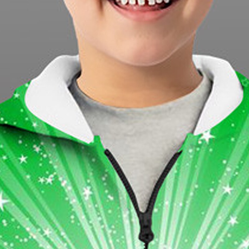 Boys 3D Color Block Coat Long Sleeve Fall Winter Active Streetwear Cool Kids 3-12 Years Vacation Street Daily Regular Fit 5