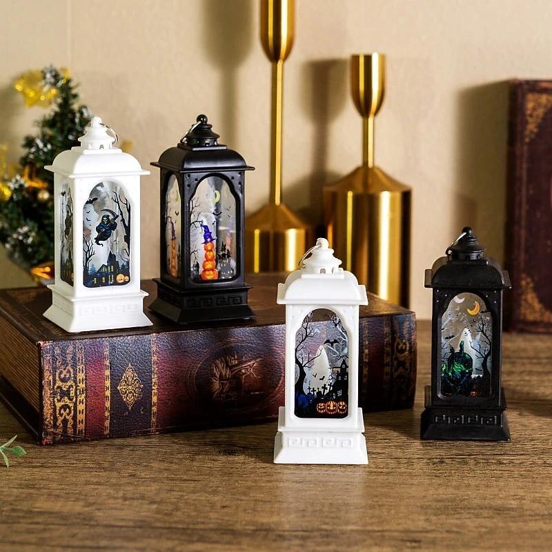 Halloween Decorations LED  Pumpkin Lamp, Halloween Ghost Lamp Festival Decoration Haunted House Pendant Decoration Holiday Party Supplies3