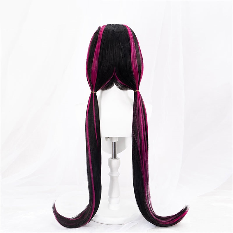 Anime Monster High Cosplay Draculaura Cosplay Long Wig Halloween Wigs3