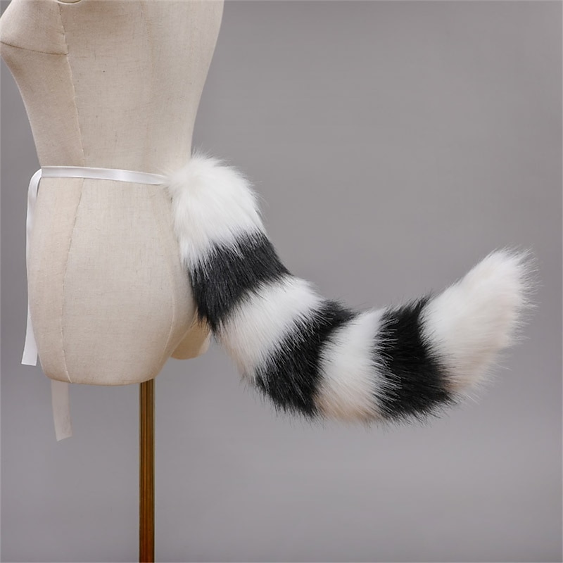 Plush Beast Ears KC Headwear cosplay Tail Accessories Handmade Fox Ears Hair Hoops Fox Tail Set2