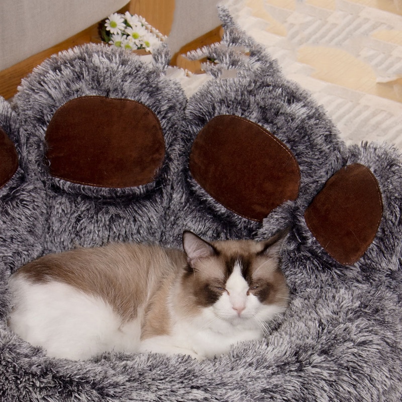 New Creative Cute Cute and Cute Palm Long Fur Dog Nest Cat Nest Locked and Warm All Seasonal Universal Dog Nestpad4