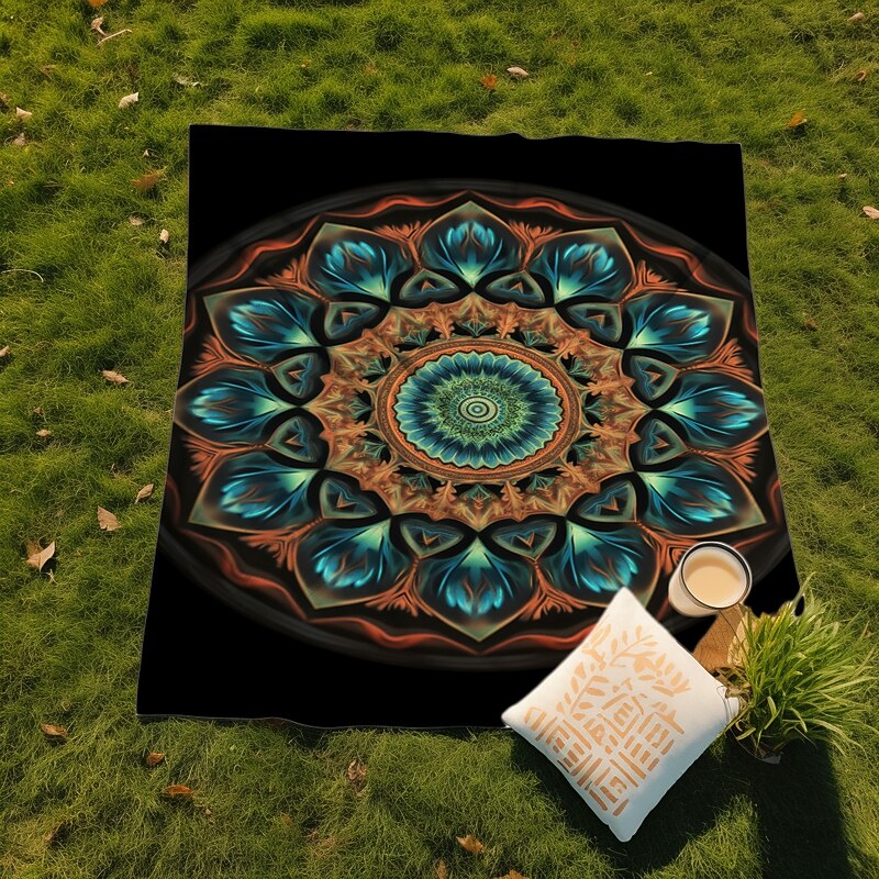 3D Mandala Bohemian Hanging Tapestry Wall Art Large Tapestry Mural Decor Photograph Backdrop Blanket Curtain Home Bedroom Living Room Decoration 14