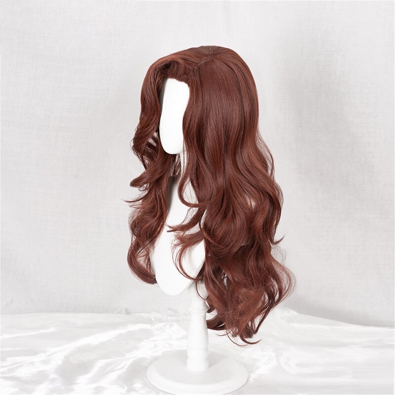 Anime Monster High Cosplay Clawdeen Wolf Cosplay Wig Long Curly Brown Halloween Wigs2