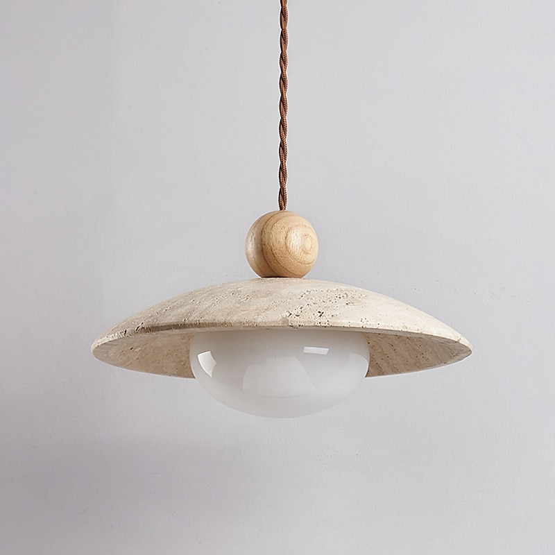 LED Pendant Light Wood Design Warm White Modern Farmhouse Cord Adjustable Pendant Lamps Kitchen Island Lighting for Dining Room Bedroom Hallway Over Sink 110-240V3