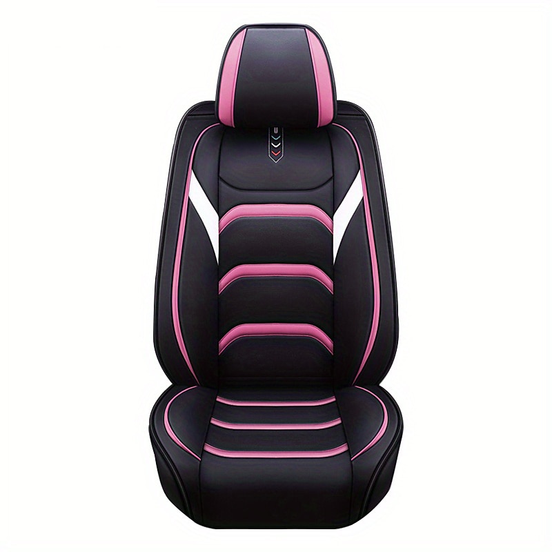 Universal Car Seat Covers Luxury Leather, Full Set High-End Protector, Fits Most Cars, Car Interior Accessories 7