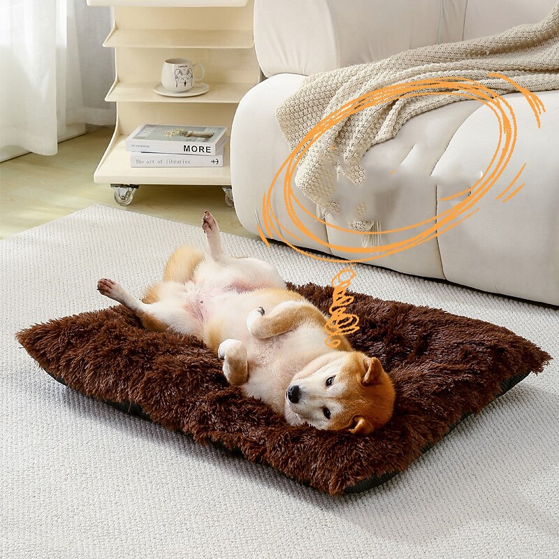 Pet Mat Dog Mat Long Plush Winter Warm Sleep Pet Mat Dog Bed Comfortable Cat Nest Dog Nest Pet Supplies3