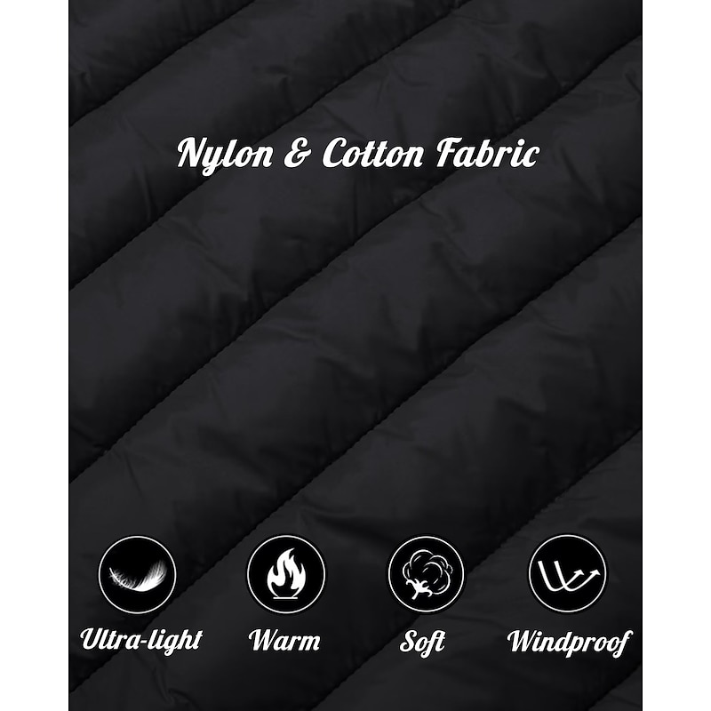 Women's Puffer Jacket with Hoodie Jacket Hiking Down Jacket Winter Outdoor Thermal Warm Packable Waterproof Windproof Jacket Top Full Length Visible Zipper Fishing Camping / Hiking / Caving3