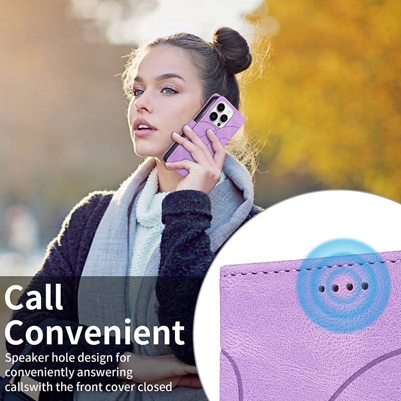 Phone Case For Samsung Galaxy S25 S23 S22 S21 FE S21 Ultra Plus A14 A23 A32 Wallet Case with Wrist Strap With Card Holder Kickstand Geometric Pattern TPU PU Leather3