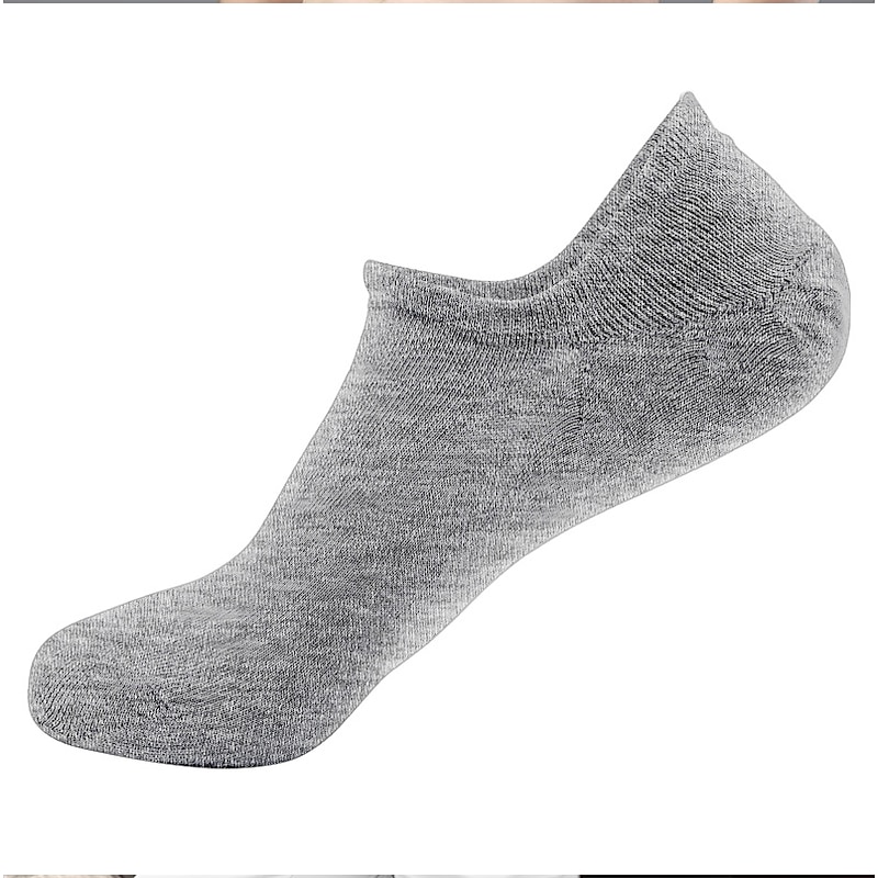 Men's 2 Pairs Socks Ankle Socks Low Cut Socks No Show Socks Black White Color Plain Outdoor Daily Wear Vacation Thin Spring & Summer Fashion Sport4