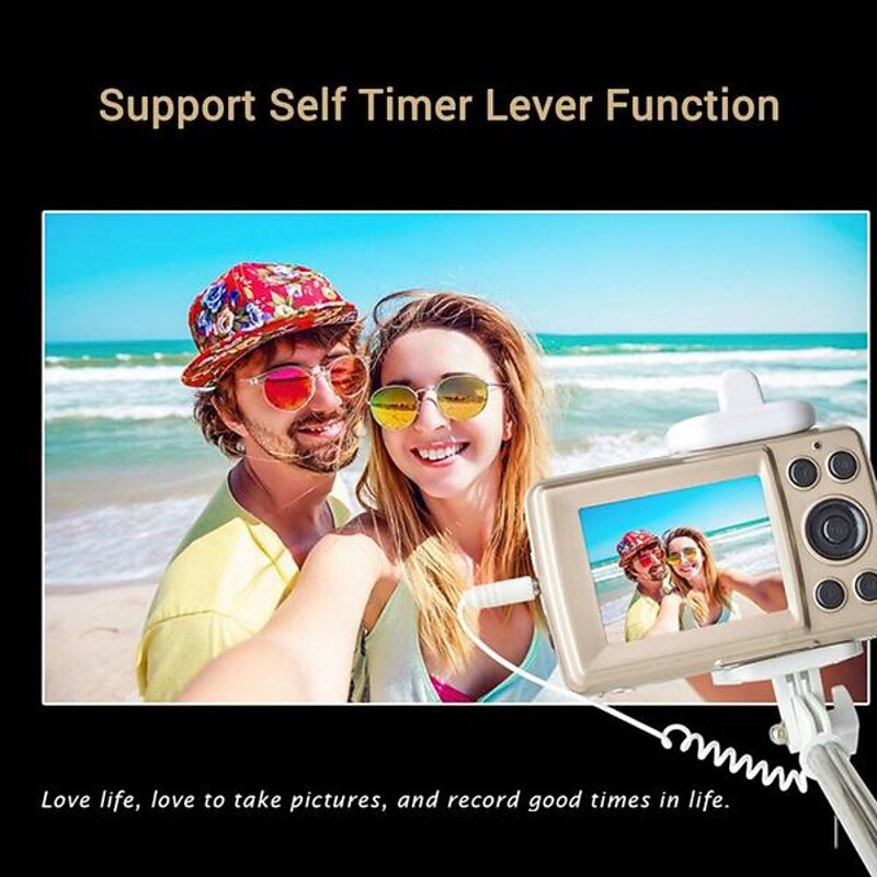 HD 1080P Home Digital Camera Camcorder 16MP Digital SLR Camera 4X Digital Zoom with 1.77 Inch LCD Screen4