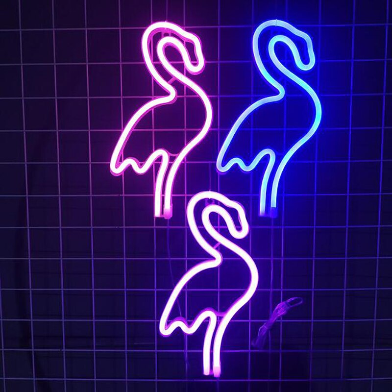 LED Neon Signs for Girls Room Decor Neon Signs Wall Light Desk Lamps Battery USB Operation Night Lights with Pedestal Pink Bar Bedroom Party Christmas4