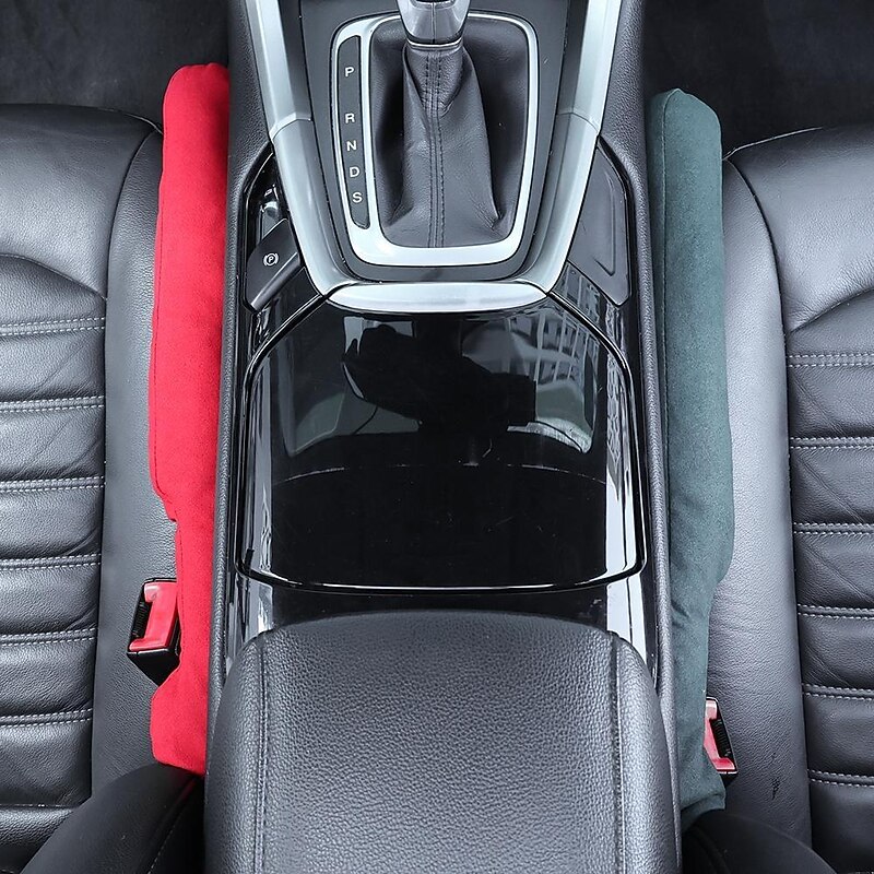 2Pc Car Seat Gap Filler Universal Soft Leakproof Padding Leak Proof Pads2