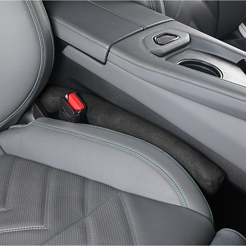 2Pc Car Seat Gap Filler Universal Soft Leakproof Padding Leak Proof Pads4