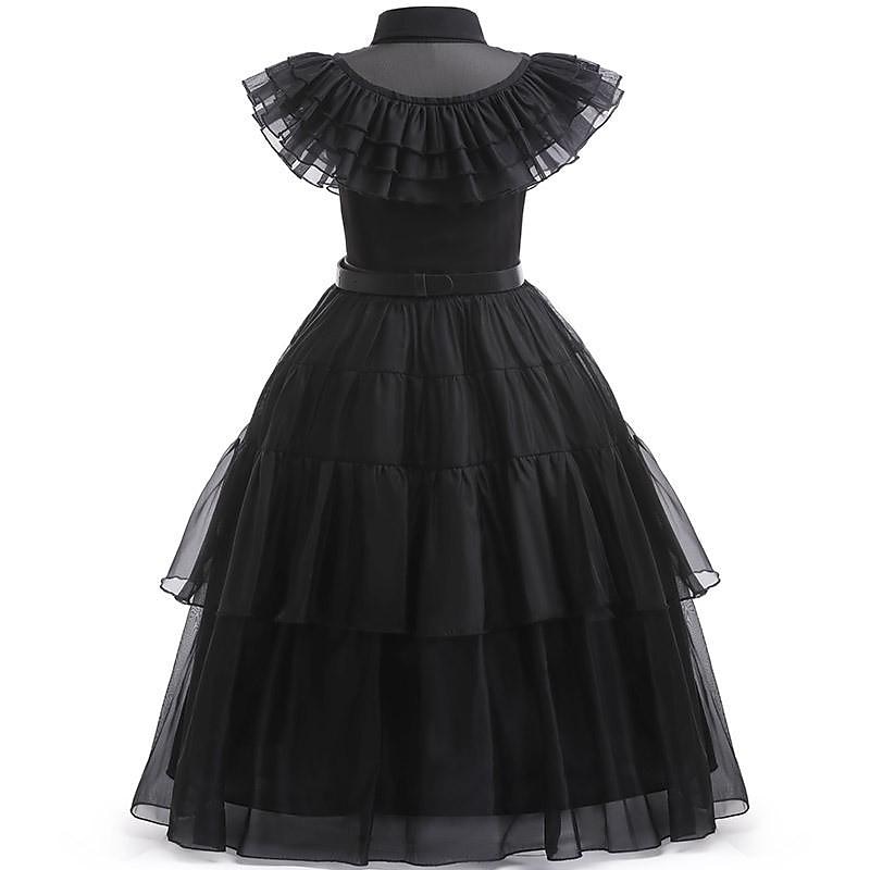 Gothic Horror Dark Academia Dress Masquerade Cosplay Movie Cosplay for Girls' Kid's Carnival Masquerade4