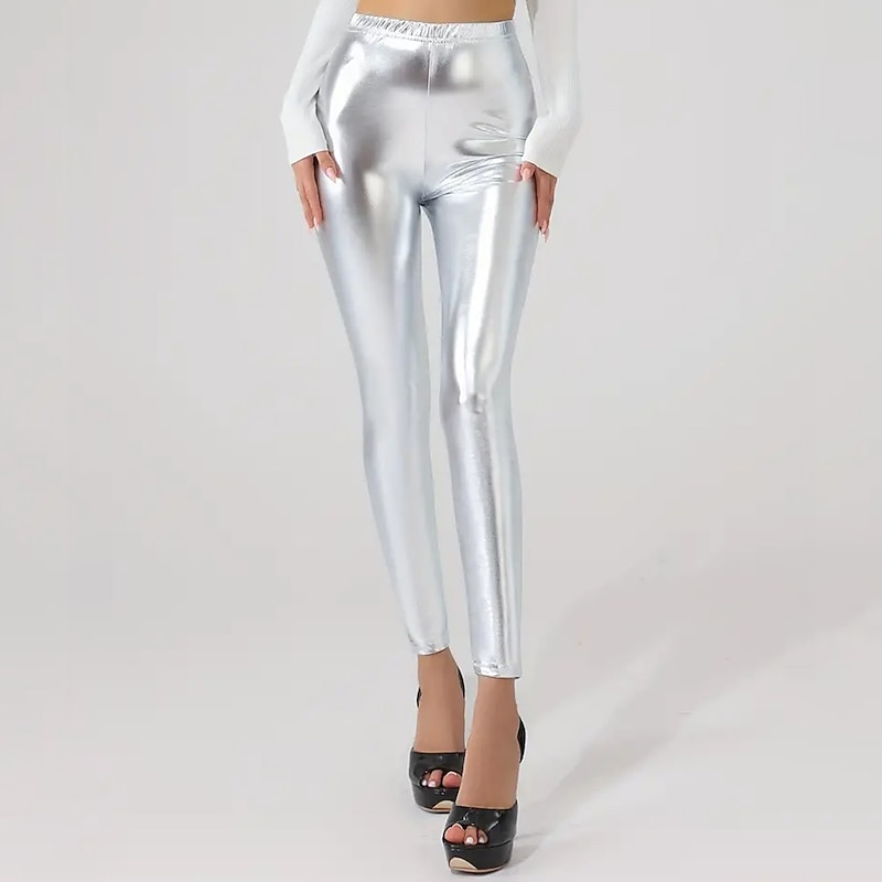 Dance Costumes Exotic Dancewear Pole dance Pants Pure Color Women's Performance Training Natural PU - Main Image