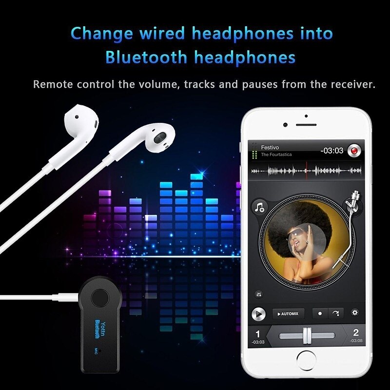 Wireless Bluetooth 3.5mm AUX Audio Stereo Music Home Car Receiver Adapter Mic Bluetooth Receiver 3.5mm Wireless Car Bluetooth Adaptor Aux Car Audio Receiver Converter,bluetooth-adapter,bluetooth adapter,adaptador bluetooth,wireless speaker,bluetoothcarkit4
