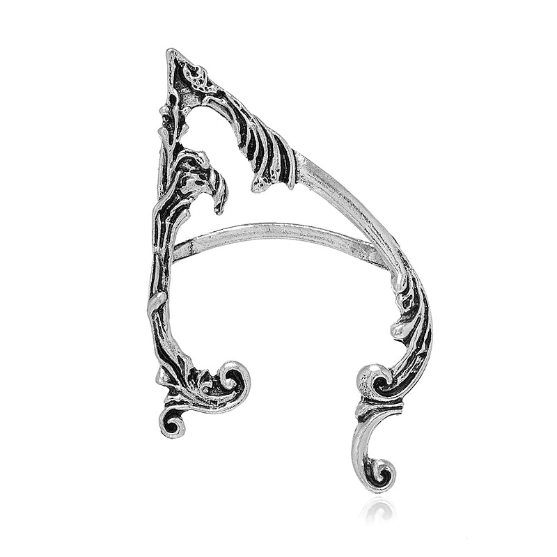 Elf Halloween Ear Cuffs Punk Gothic Adults' Women's Halloween Carnival Mardi Gras Easy Halloween Costumes Dress Up3