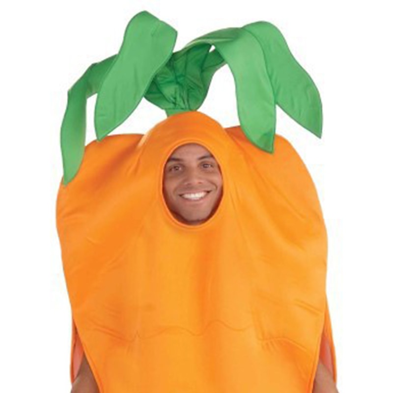 Banana Fruit carrot Halloween Cosplay Costume Funny Costumes Carnival Costume One Piece Cosplay Funny Costume Adults' Men's Women's Masquerade Halloween Masquerade Easy Halloween Costumes Dress Up2