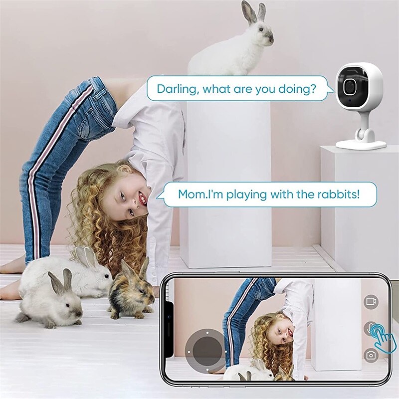 A3 1080P Surveillance IP WiFi Camera Mini Home Smart Two Way Intercom Survalance Camera Audio Video Night wifi Security Monitor3