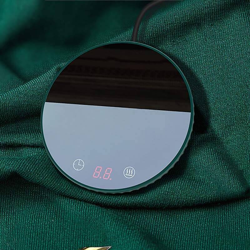 Constant Temperature Coasters Digital Display Heating Pad Heater Insulation Coffee Mats Smart Thermostatic Heat Cup Base3