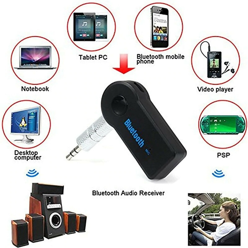 Wireless Bluetooth 3.5mm AUX Audio Stereo Music Home Car Receiver Adapter Mic Bluetooth Receiver 3.5mm Wireless Car Bluetooth Adaptor Aux Car Audio Receiver Converter,bluetooth-adapter,bluetooth adapter,adaptador bluetooth,wireless speaker,bluetoothcarkit2