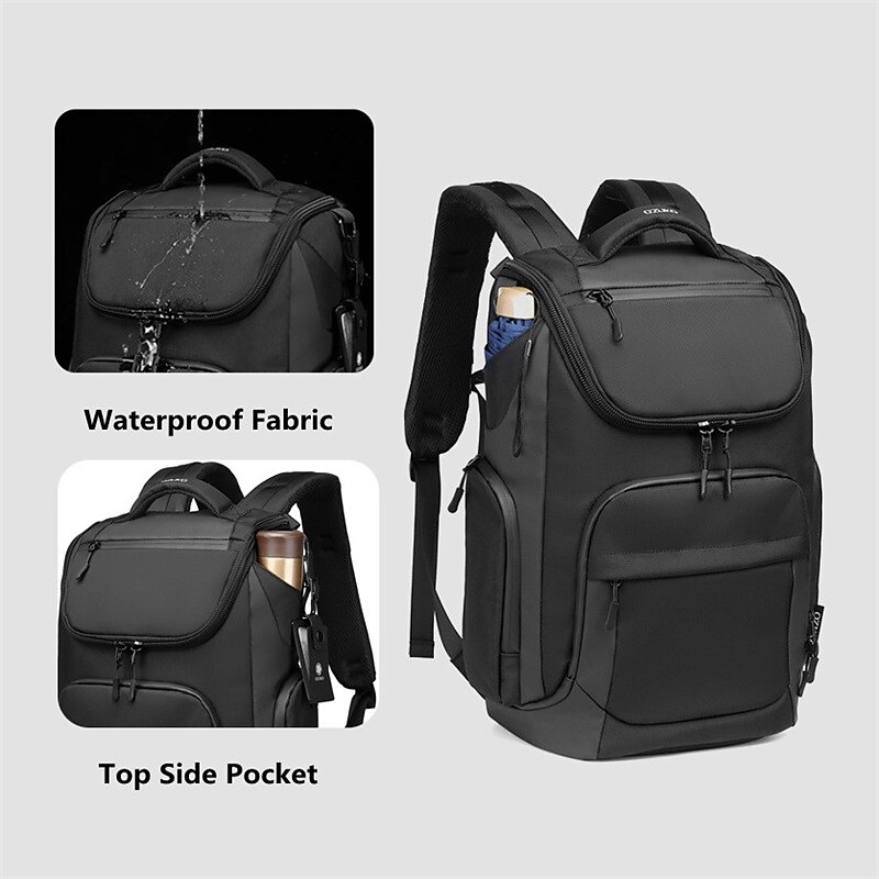 OZUKO Multifunction Men Backpack Large Capacity Waterproof Backpacks 16 Laptop Backpack Travel Business Male USB Charging Bag2