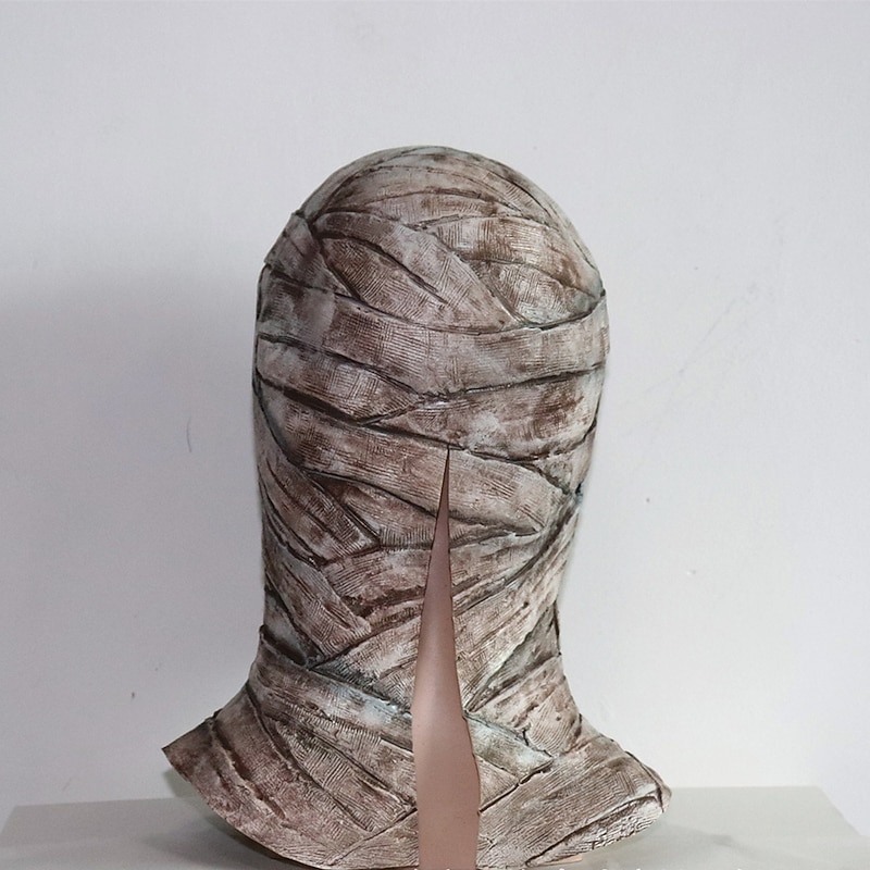 Mummy Halloween Mask Halloween Props Funny Scary Costume Adults' Men's Women's Halloween Carnival Mardi Gras Easy Halloween Costumes Dress Up3