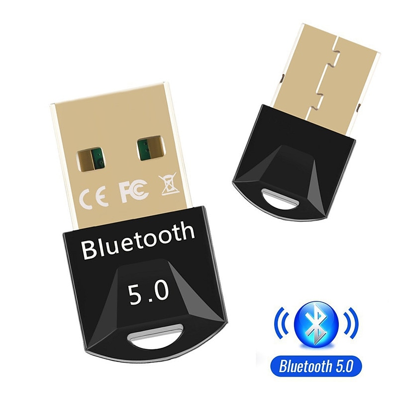 USB Bluetooth 5.0 Adapter Dongle For PC Computer Wireless Mouse Keyboard PS4 Aux Audio Bluetooth 5.0 Receiver Transmitter2