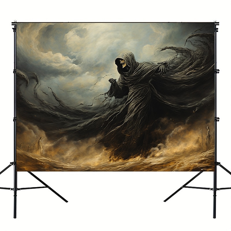 Halloween Decorations Skull Hanging Tapestry Wall Art Large Tapestry Mural Decor Photograph Backdrop Blanket Curtain Home Bedroom Living Room Decoration 34